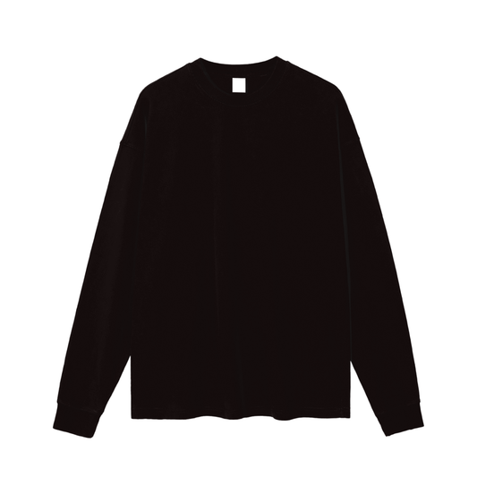 Enzyme Washed Long Sleeve Tee