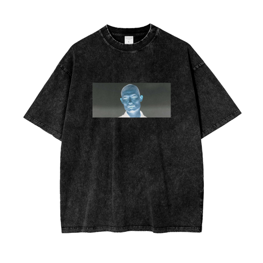 (¥.¥) Oversize Snow Washed Tee