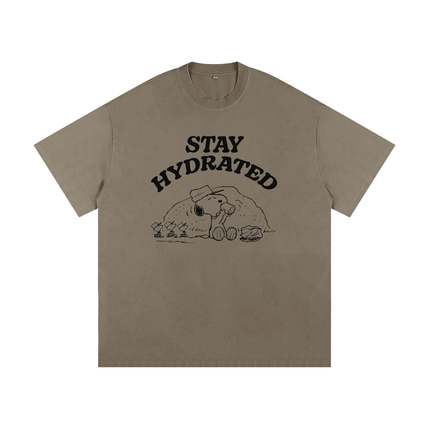(StayHydrated) Heavyweight Loose Fit Tee