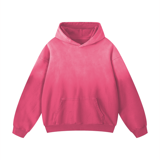 (PINK) Sunfade Oversized Hoodie