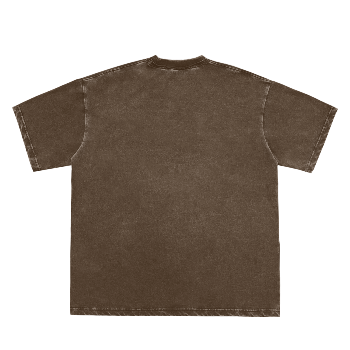 Double Neckline Vintage Washed Tee