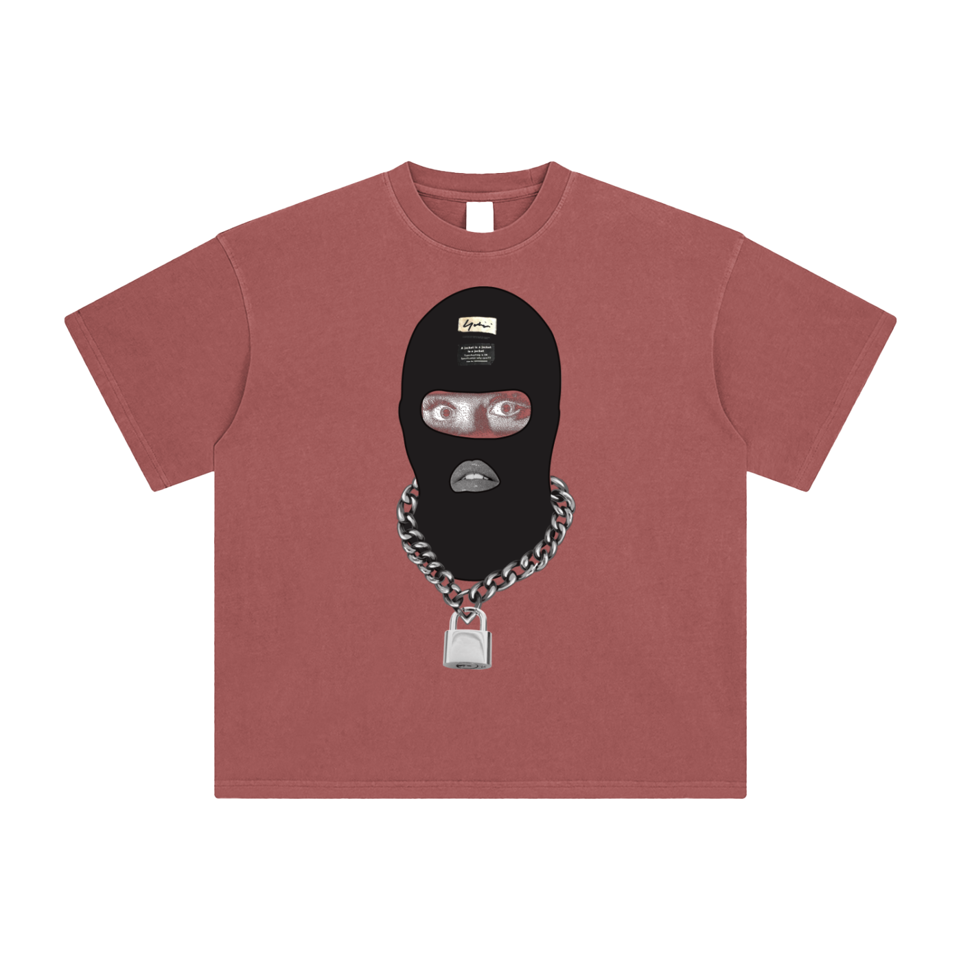 (SkiMask)  Enzyme Washed Graphic Tee