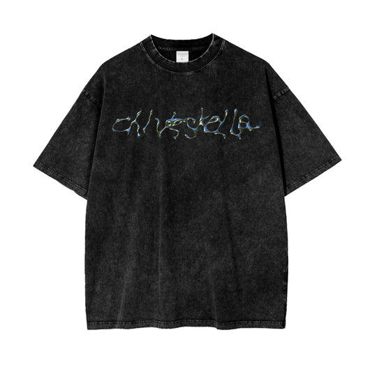 (LiquidMetal) Oversize Snow Washed Tee