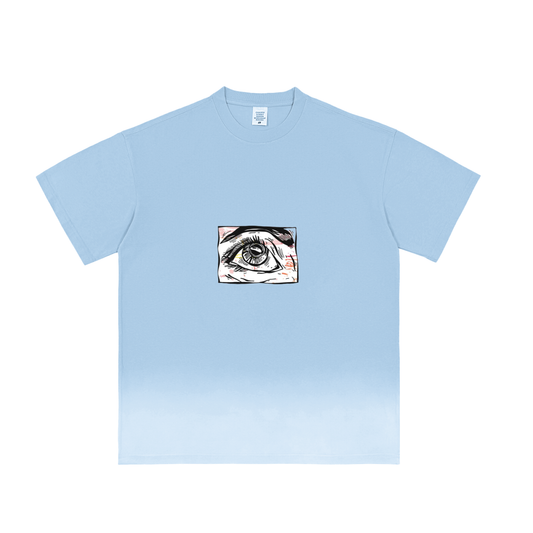 (BlueEye) Sunfade Vintage Washed Tee