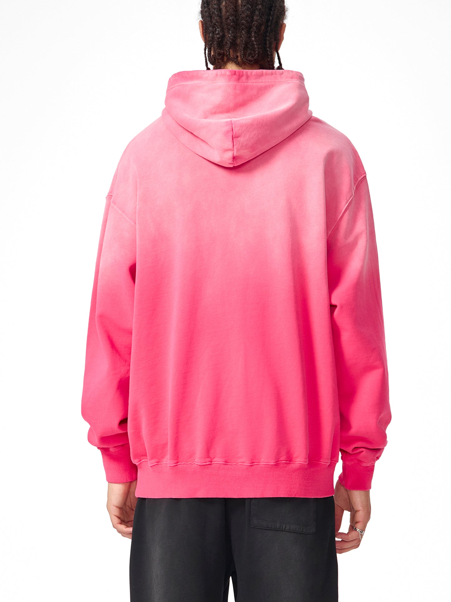 (PINK) Sunfade Oversized Hoodie
