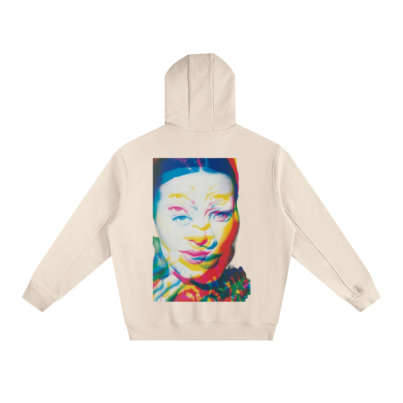 (YouMust) Fleeced High Neck Hoodie